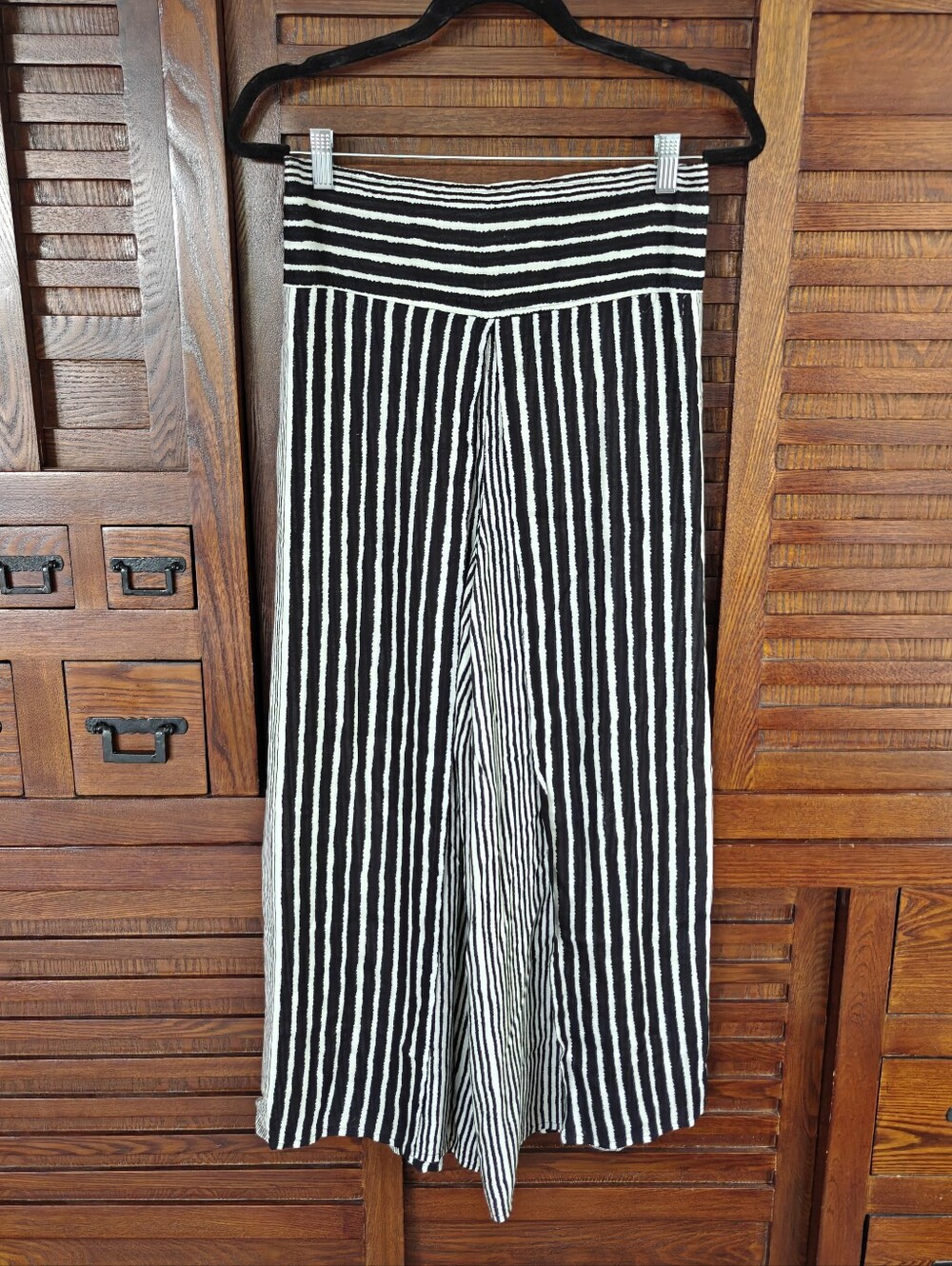 Wide-Leg Wrap Palazzo Pants
